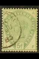 1883-84 5d Dull Green, SG 193, Fine Cds Used For More Images, Please Visit Http://www.sandafayre.com/itemdetails.aspx?s= - Other & Unclassified