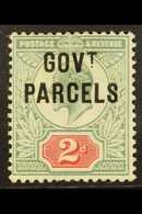 OFFICIAL GOVERNMENT PARCELS 1902 2d Yellowish Green & Carmine-red "GOVT. PARCELS" Overprint, SG O75, Mint, Very Fresh. F - Autres & Non Classés