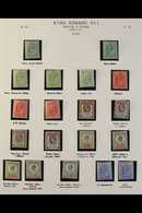 1902-10 DE LA RUE PRINTINGS An Attractive All Different Mint Collection Of Listed Shades And Paper Varieties, Includes ½ - Unclassified