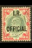 OFFICIALS INLAND REVENUE. 1902-04 1s Dull Green & Carmine, SG O24, Very Fine Used For More Images, Please Visit Http://w - Sin Clasificación