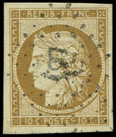 EMISSION DE 1849 1    10c. Bistre-jaune, Obl. PC 197, TB - 1849-1850 Ceres