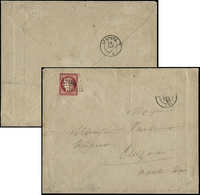 Let EMISSION DE 1849 6d    1f. Carmin CERISE, Obl. PC 1558 Sur Env., Càd T15 (ISSOIRE) 23/12/52, Nuance Rare, TB. C - 1849-1850 Ceres