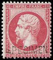 * EMPIRE DENTELE S24d  80c. Rose, Surchargé SPECIMEN, TB - 1862 Napoleon III