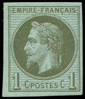 * EMPIRE LAURE R25c   1c. Bronze, ROTHSCHILD, TB - 1863-1870 Napoleon III Gelauwerd