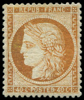 * SIEGE DE PARIS 38   40c. Orange, Variété POSTEB, Inf. Ch., TB. C - 1870 Siege Of Paris