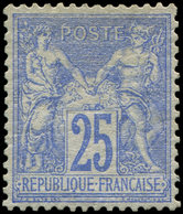 * TYPE SAGE 68   25c. Outremer, Bon Centrage, TTB - 1876-1878 Sage (Typ I)