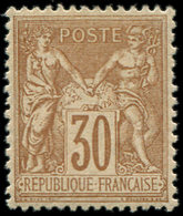 ** TYPE SAGE 80   30c. Brun-jaune, Bon Centrage, TB - 1876-1878 Sage (Type I)