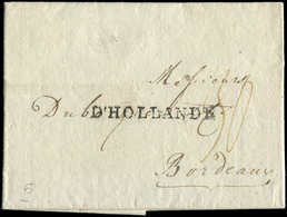 Let LETTRES SANS TIMBRE ET DOCUMENTS DIVERS MP D'HOLLANDE Sur LAC De 1795, TB - Other & Unclassified