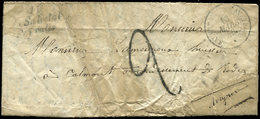 Let OBLITERATIONS PAR DEPARTEMENTS 11/AVEYRON Cursive 11/SALVETAT/PEYRALES S. LAC, Càd SAUVETERRE D'AUVERGNE 13/3/1849,  - 1849-1876: Période Classique