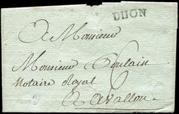 Let OBLITERATIONS PAR DEPARTEMENTS 20/COTE D'OR MP 20/DIJON Sur LAC De 1783, TB - 1849-1876: Classic Period