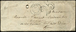 Let OBLITERATIONS PAR DEPARTEMENTS 25/DROME Cursive 25/HAUTERIVES S. LAC, Càd T15 MURAS 30/9/1852, B/TB - 1849-1876: Période Classique