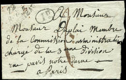 Let OBLITERATIONS PAR DEPARTEMENTS 72/SEINE & OISE Cursive 72/Ris/FROMENTEAU S. LSC De 1839, TB - Autres & Non Classés