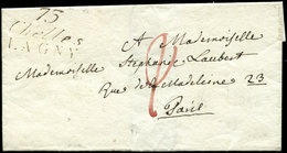 Let OBLITERATIONS PAR DEPARTEMENTS 73/SEINE & MARNE Cursive 73/Chelles/LAGNY S. LSC De 1830, TTB - Autres & Non Classés