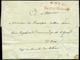 Let OBLITERATIONS PAR DEPARTEMENTS 78/VAR MP Rouge P.78.P./BRIGNOLLES Sur LAC De 1809, TB - Autres & Non Classés