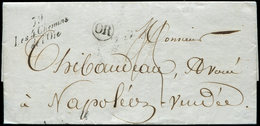 Let OBLITERATIONS PAR DEPARTEMENTS 79/VENDEE Cursive 79/LES 4 CHEMINS/de L'OIE Sur LAC De 1852, TB - Autres & Non Classés