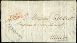 Let DEPARTEMENTS CONQUIS 118/Zuyderzee MP Rouge P.118.P./AMSTERDAM S. LAC De 1813, TB - 1792-1815: Départements Conquis