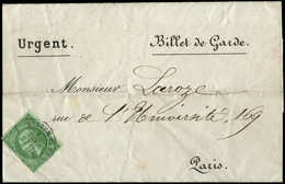 Let Commune De Paris  N°20 Obl. Càd Pl. De La Madeleine 18/3/71 S. Billet De La Garde Nationale à Cheval, PREMIER JOUR D - Krieg 1870