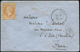 Let POSTE MARITIME N°23 Obl. ANCRE S. Env., Càd SAID 28/3/66, TB - Maritime Post