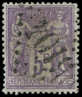 BUREAUX FRANCAIS A L'ETRANGER N°95 Obl. GC 5104 De SHANGHAI, Défx, B/TB - 1849-1876: Classic Period