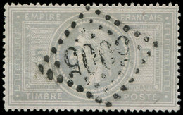 LETTRES ET OBLITERATIONS D'ALGERIE N°33 Obl. GC 5005 D'Alger, 2 Trous D'épingle, Frappe TB - 1849-1876: Klassik