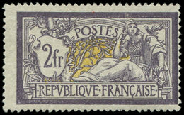 ** EMISSIONS DU XXème SIECLE 122   Merson,  2f. Violet Et Jaune, Centrage Courant, TB - Unused Stamps