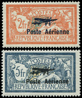 ** POSTE AERIENNE 1/2 2f. Et 5f., Bon Centrage, TB - 1927-1959 Mint/hinged