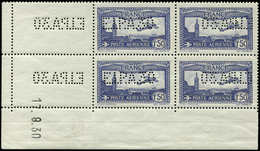 ** POSTE AERIENNE 6c  1f.50 Outremer, E.I.P.A. 30, BLOC De 4 CD 17/9/30, Ch. Sur Les Bords, TB - 1927-1959 Neufs