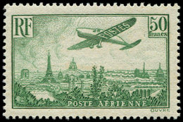 ** POSTE AERIENNE 14a 50f. Vert, TB - 1927-1959 Ungebraucht