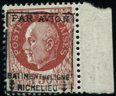 ** Poste Aérienne Militaire  3 : 1f50 Brun-rouge, BATIMENT De LIGNE RICHELIEU, Bdf, TB - Militärische Luftpost