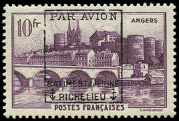 ** Poste Aérienne Militaire  10 : Angers, 10f. Violet, TB - Poste Aérienne Militaire