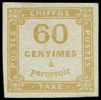 (*) TAXE 8   60c. Jaune-bistre, TB. C - 1859-1959 Used