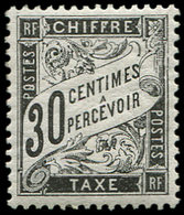 * TAXE 18  30c. Noir, TB - 1859-1959 Oblitérés