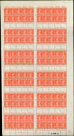 ** CARNETS (N°Cérès Jusqu'en1964) 65c  Semeuse Camée, 40c. Vermillon, FEUILLE De 100, Pub LESIEUR Pour Carnet N°65, TB - Autres & Non Classés