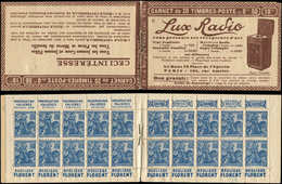 CARNETS (N°Cérès Jusqu'en1964) 145  Jeanne D'Arc, 50c. Bleu, N°257, T I, S. 164-N, LUX RADIO, TB - Sonstige & Ohne Zuordnung