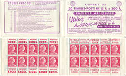 CARNETS (N°Cérès Jusqu'en1964) 291  Muller, 15f. Rose, N°1011, S. 1-57, SOCIETE GENERALE, Couv. 3 PERNET-DUCHER, TB - Sonstige & Ohne Zuordnung