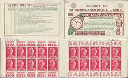 CARNETS (N°Cérès Jusqu'en1964) 292  Muller, 15f. Rose, N°1011, S. 14-56, HORLOGERIE DU DOUBS, Montres, N°51126, Daté 4/1 - Autres & Non Classés