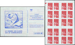 CARNETS (N°Cérès Jusqu'en1964) 3419-C19   Luquet, TVP Rouge RF, Carnet DAB, Couverture Blanche Avec BOPST, TB - Sonstige & Ohne Zuordnung