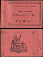CARNETS (N°Cérès Jusqu'en1964) Couvertures De Carnets 138-C7, 30 T. à 10c., TB - Sonstige & Ohne Zuordnung