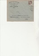 LETTRE AFFRANCHIE GANDON N° 715  OBLITEREE CAD MODANE -GARE -ANNEE 1946 - 1921-1960: Période Moderne