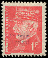 * TIMBRES DE LIBERATION LORIENT 8 : 1f. Rouge, Pli, Aspect, TB. S - Libération