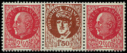 ** TIMBRES DE LIBERATION MARSEILLE 19 : 2f40 Rouge, Triptyque De Gaulle, TB, Signé Mayer - Libération