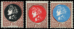 ** TIMBRES DE LIBERATION LA MURE 1 : 1f50 Brun, Médaillon Noir, Rouge, Noir, TB, Signés Mayer - Befreiung