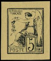 ** TIMBRES DE LIBERATION LA MURE 8 : 5f. Noir Sur Jaune, TB - Befreiung