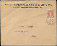 TIMBRES DE LIBERATION NICE DE GAULLE : 1f50 Brun Rouge, ** Bdf Et Obl. NICE RECOUVREMENTS 28/9/44 S. Env., TB - Liberation