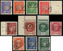 ** TIMBRES DE LIBERATION POITIERS 2/12 : Surcharge T II, N°3/4 Et 11/12 *, N°9 (*), N°10 DOUBLE Surcharge, TB - Libération