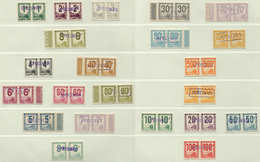 ** COLIS POSTAUX Timbres Pour Tous Colis Lot De 21 Paires Surchargées SPECIMEN, TB - Other & Unclassified