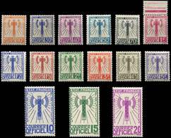 ** Spécialités Diverses SERVICE 1/15 : Série FRANCISQUE, TB - Mint/Hinged