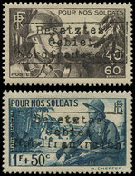 * Spécialités Diverses GUERRE COUDEKERQUE Poste N°451/52 : Pour Nos Soldats, TB - Guerre (timbres De)