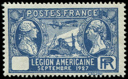 * VARIETES 245b  Légion Américaine, 1f.50 Outremer, SANS La Valeur, TB. C - Neufs