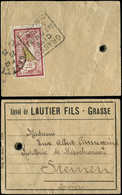 Let LETTRES DU XXe SIECLE N°121 Obl. Daguin 20/(  )/25 Sur Etiquette Pour La SUISSE, 5e échelon, TB - Briefe U. Dokumente